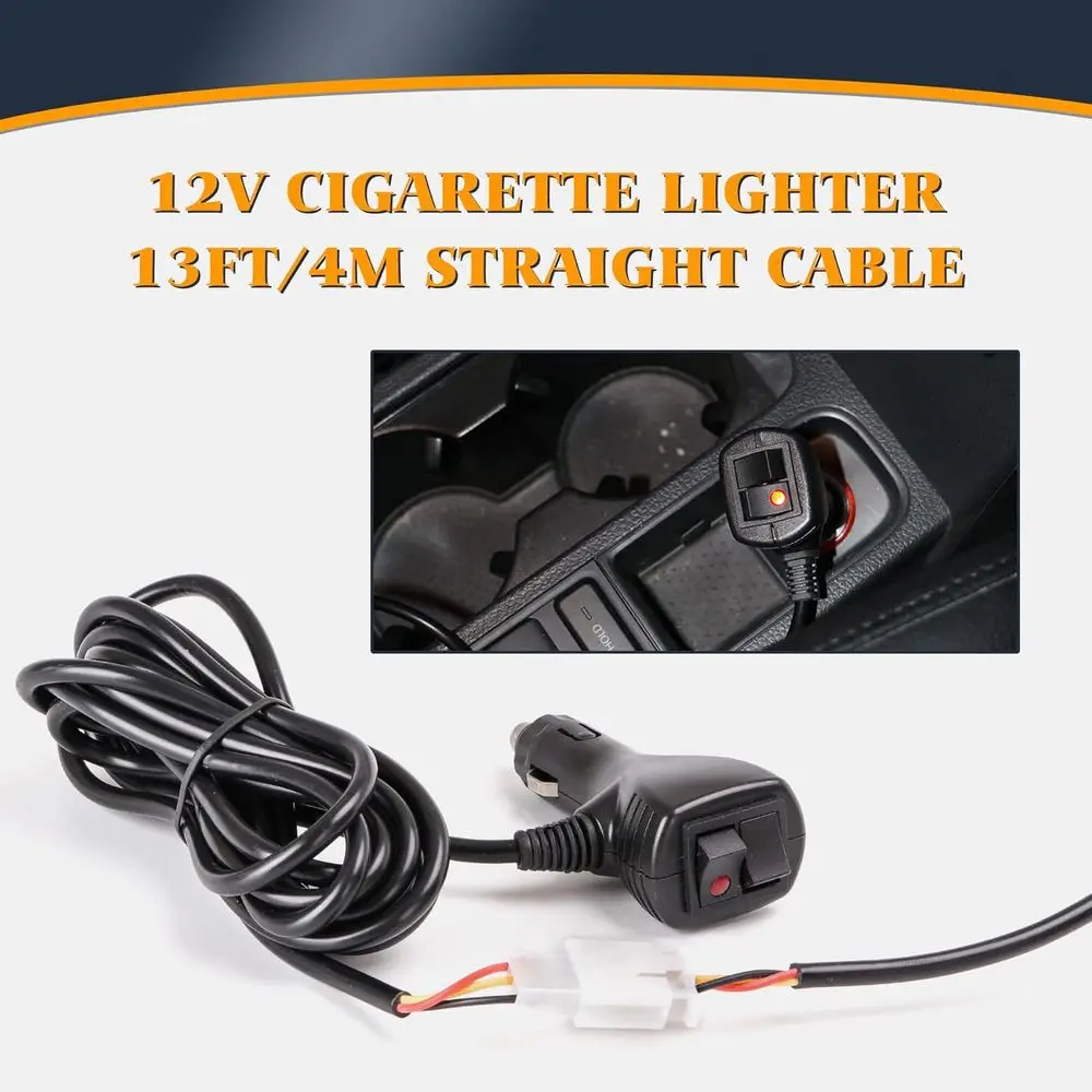 Barra luminosa stroboscopica per avviso traffico 35,5 con 32 LED, 13 modelli flash, ambra/bianco, supporto a ventosa