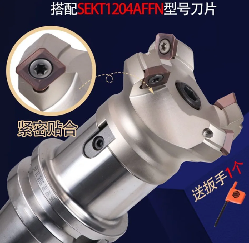 45 degree disk cutter KM12 shell face milling cutter head SEKT1204 flying cutter head for CNC cutter head