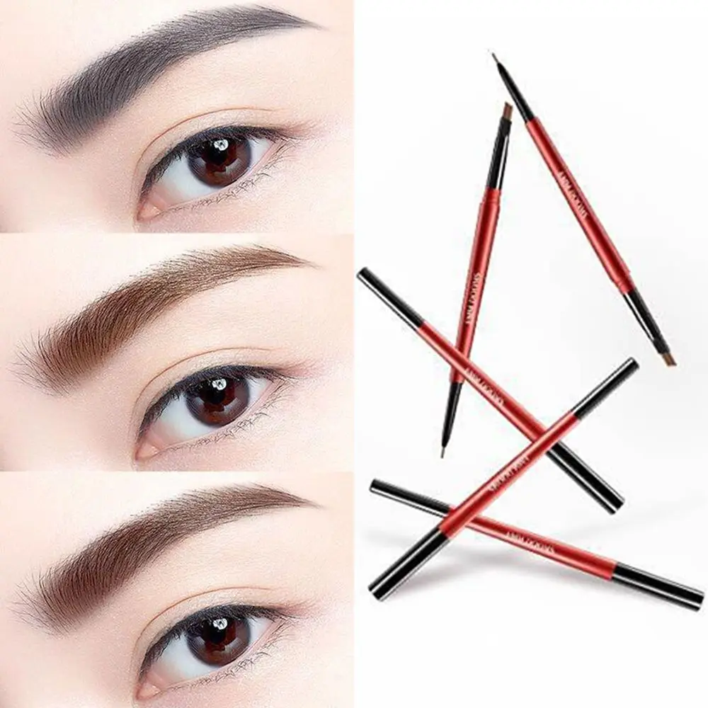 6 Color Waterproof Double Head Makeup Tool Eyebrow Pencil Tattoo Pen Cosmetic