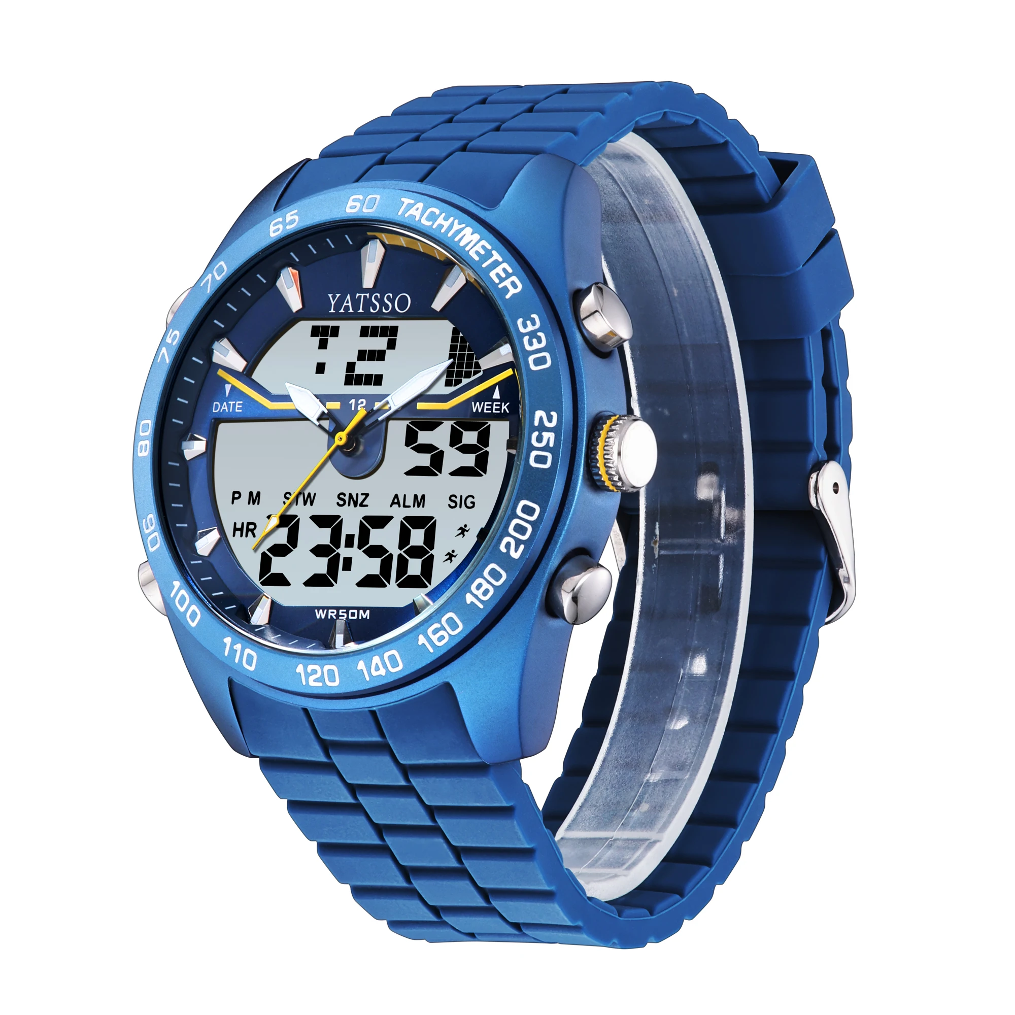 

Мужские часы YATSSO, роскошные кварцевые наручные часы высокого класса, автоматические оригинальные Брендовые Часы, 2024 водонепроницаемые стальные часы