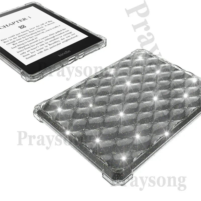 Capa brilhante para kindle 11th case 2024 rs23cv 6 tamanhos proteção de airbag transparente c2v2l3 para kindle 2022 capa protetora funda