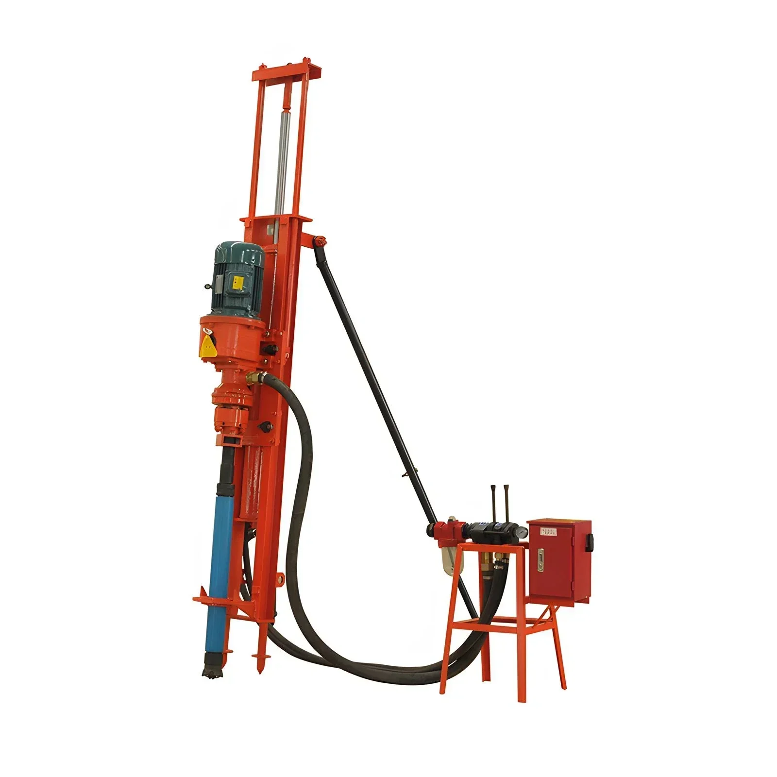 Small Portable Mobile Hydraulic Rotary Mine Rock Core DTH Diamond Bit Hammer Deep Borehole Ground Drill Machine