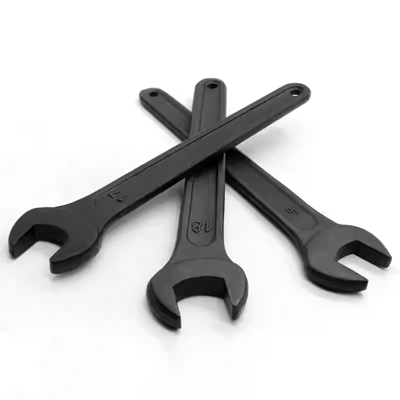 1~3PCS Carbon Steel Heavy Duty Single Open End Wrench Black Spanner 14mm 16mm 17mm 18mm 19mm 21mm 22mm 24mm 27mm 30mm~50mm