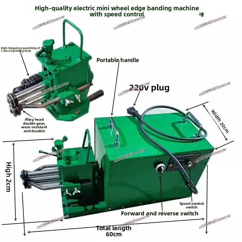 Manual small wheel edge press, white iron sheet elbow, aluminum sheet biting machine, rounding machine