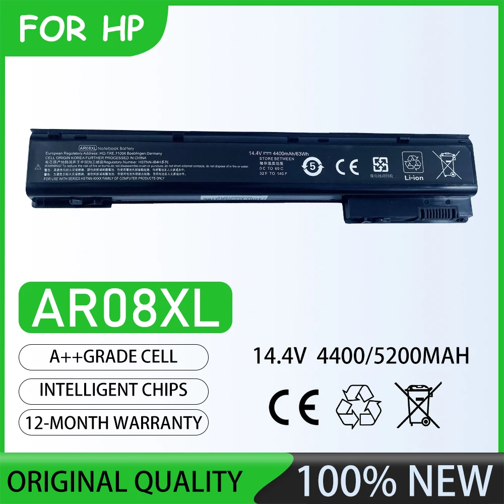 14.4V  5200mAh AR08XL Battery code: FMVNBP231 FPCBP416 FPB0311S FMVNBP227 Laptop battery For HP ZBook 17 15