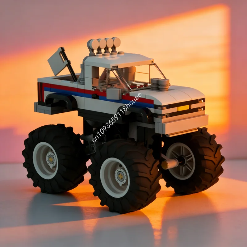 

228 деталей MOC США, модель города Stuntz, конструктор, рождественский подарок, сборка, архитектура, DIY, креативная идея, кирпичики, игрушки, развивающие