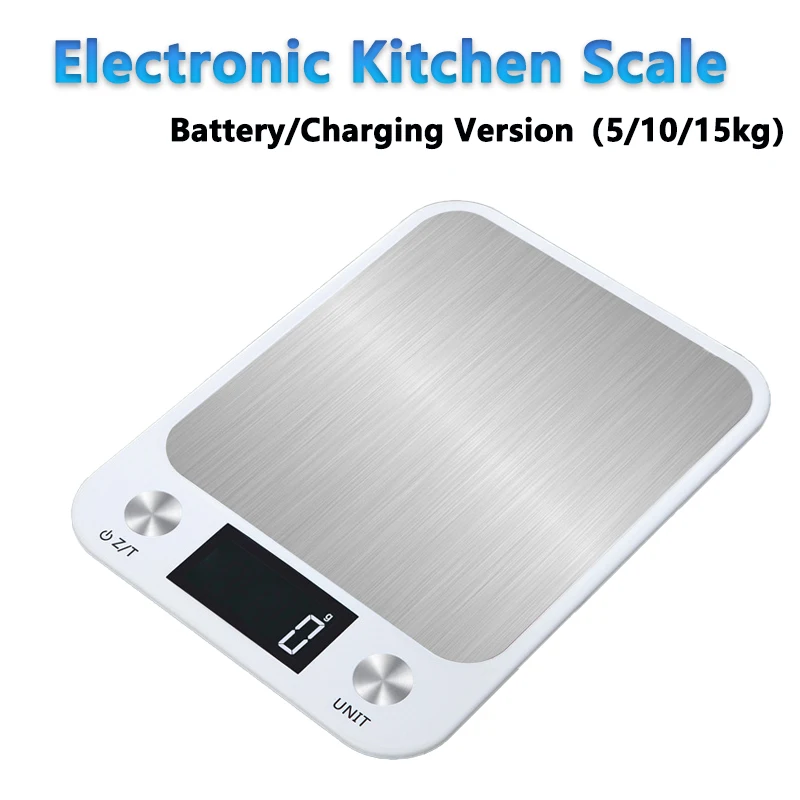 5/10/15Kg Digital Kitchen Scale Food Baking Scale Household Stainless Steel Kitchen Scale Digital Scale Baking Measuring Tools