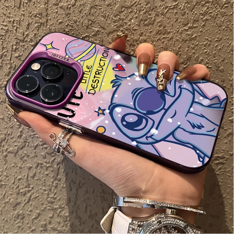 인기 만화 러블리 스티치 Y2K 삼성 갤럭시 S25 S24 S23 FE 울트라 엣지 플러스 4G 5G 낙하 방지 무광 백 커버 폰 케이스