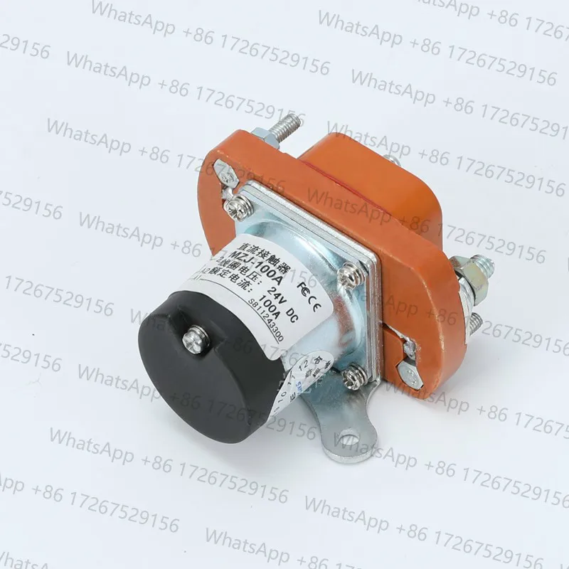 MZJ100A 1NO Normal-Open 12V 24V 36V 48V 60V 72V 100A DC Contactor for Motor Forklift Electromobile Grab Wehicle Car Winch