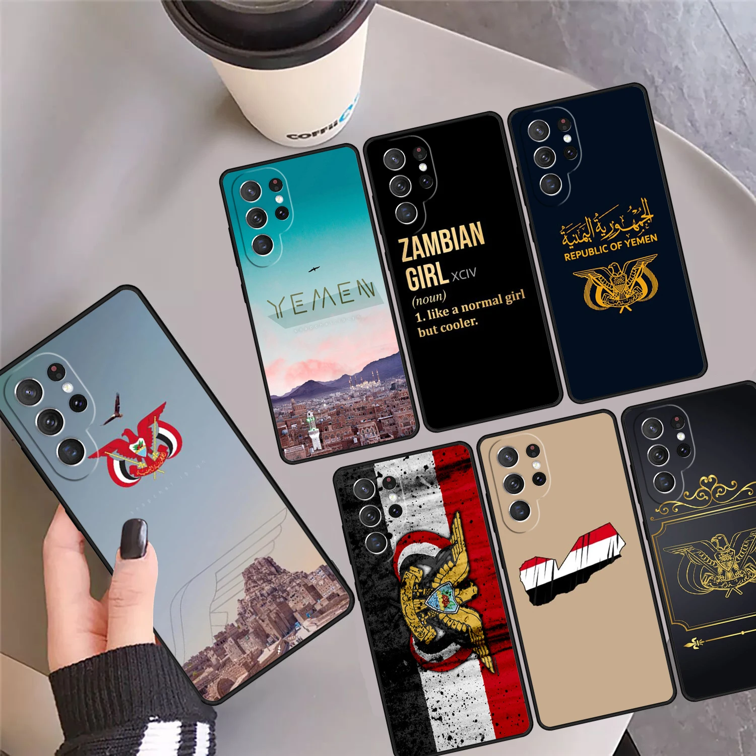 Yemen Flag Phone Case Cover For Samsung Galaxy S24 Ultra 23 S22 Plus S21fe Lite S20 S8 S9 S10 Note 10 Pro Note 20