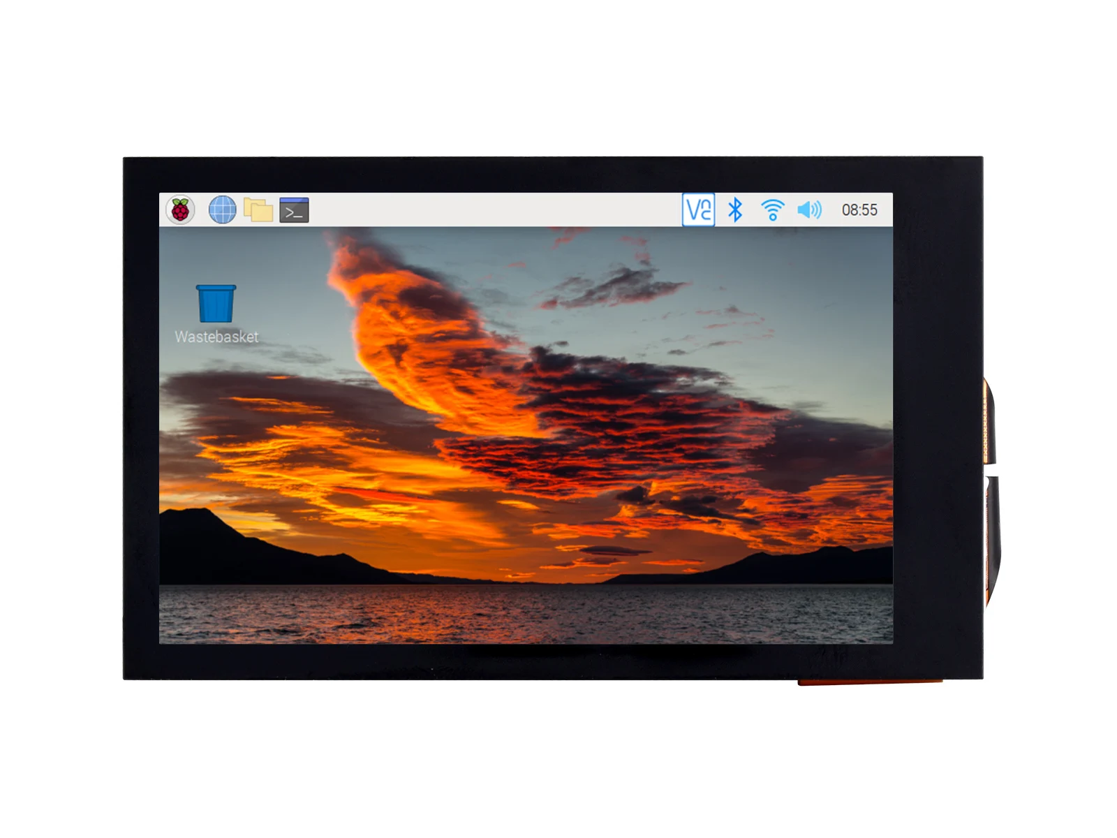 Picture 5: Waveshare 3.5inch IPS Capacitive Touch LCD Display for Raspberry Pi/Jetson Nano/PC, 5-Point, 480×800, USB Type-C