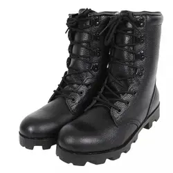 Russian Dpr Combat Boots Black All Cowhide  Stab-Proof Tactical Boots