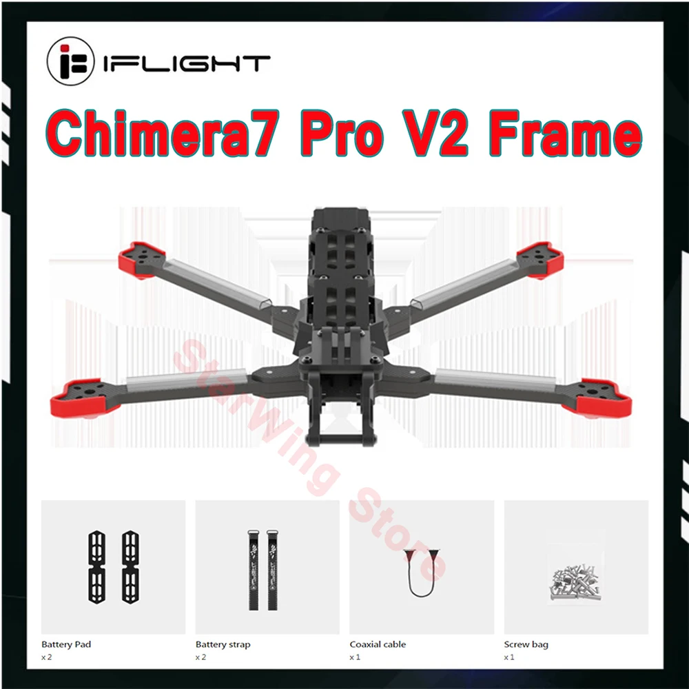 iFlight Chimera7 Pro V2 Frame Kit with 6mm Arm for FPV Parts