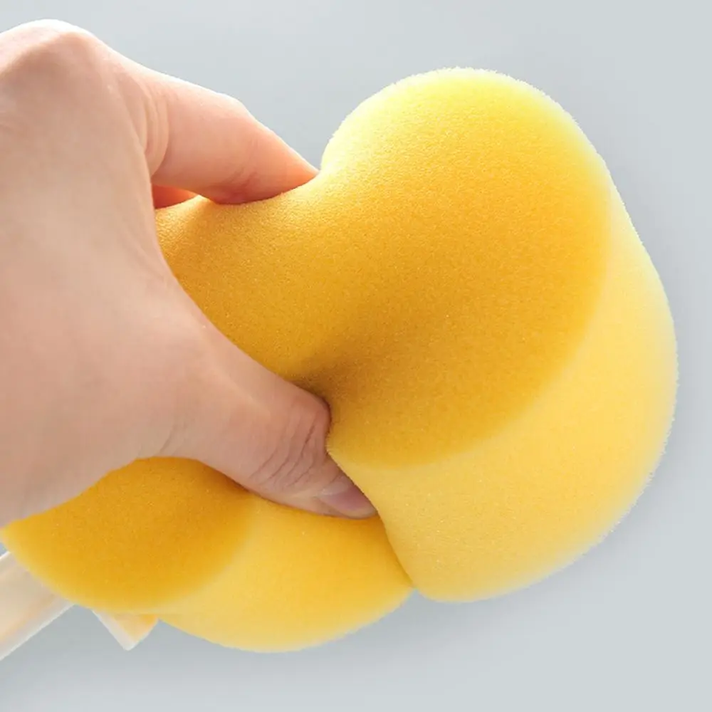 Neuer langlebiger Badeschwamm mit langem Griff, leichter Rückenschrubber, Körperwaschbürste, weiches Peeling-Werkzeug, Rückenscheibe