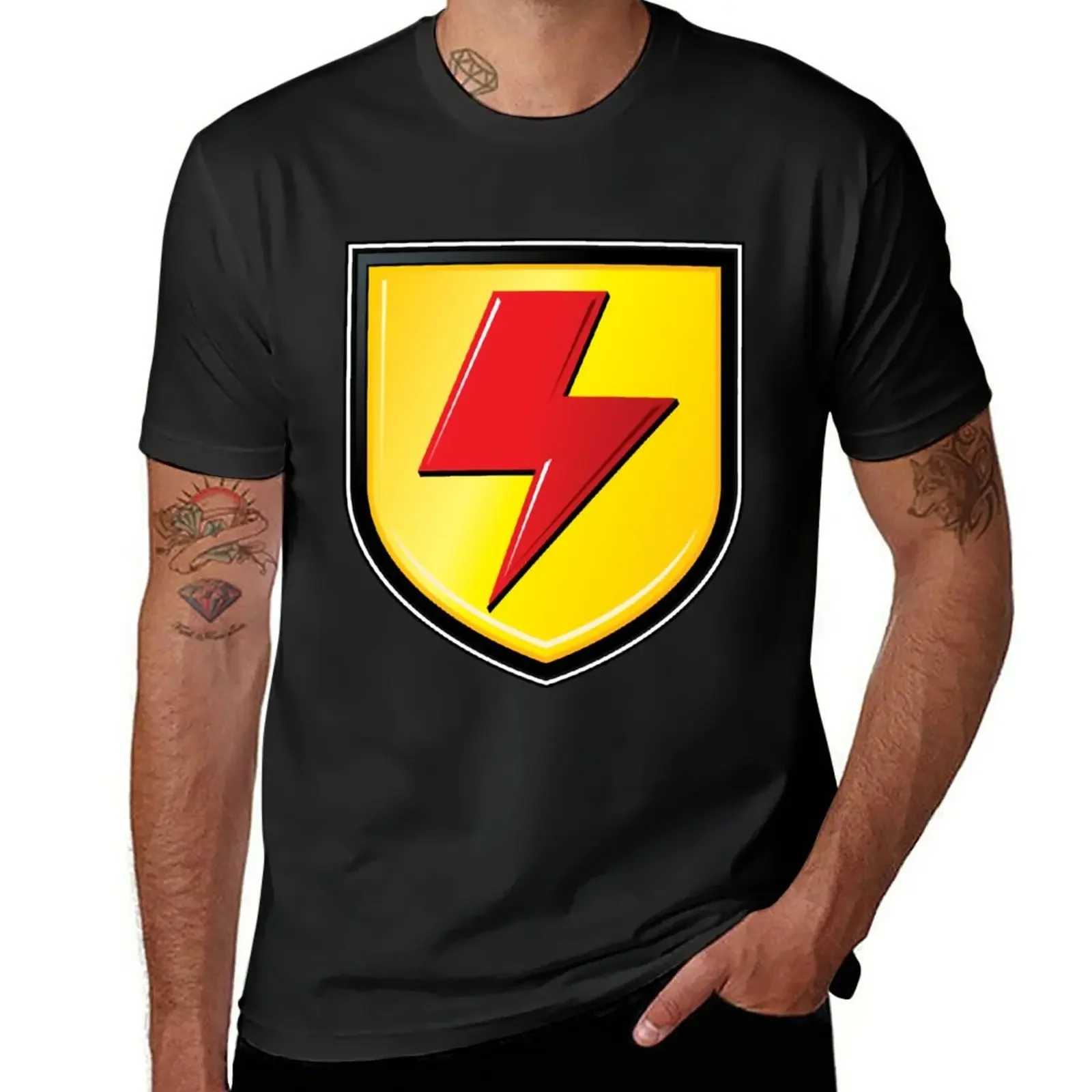 New Supa Strikas Shield T-Shirt shirts graphic tee designer shirts vintage graphic tee Blouse mens cotton t shirts