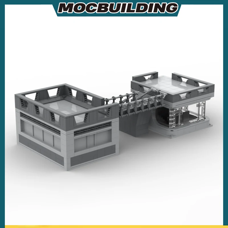 Bloques de construcción Moc película República Base Oficina construcción DIY montaje ladrillos modelo colección definitiva juguetes regalos 1266 Uds