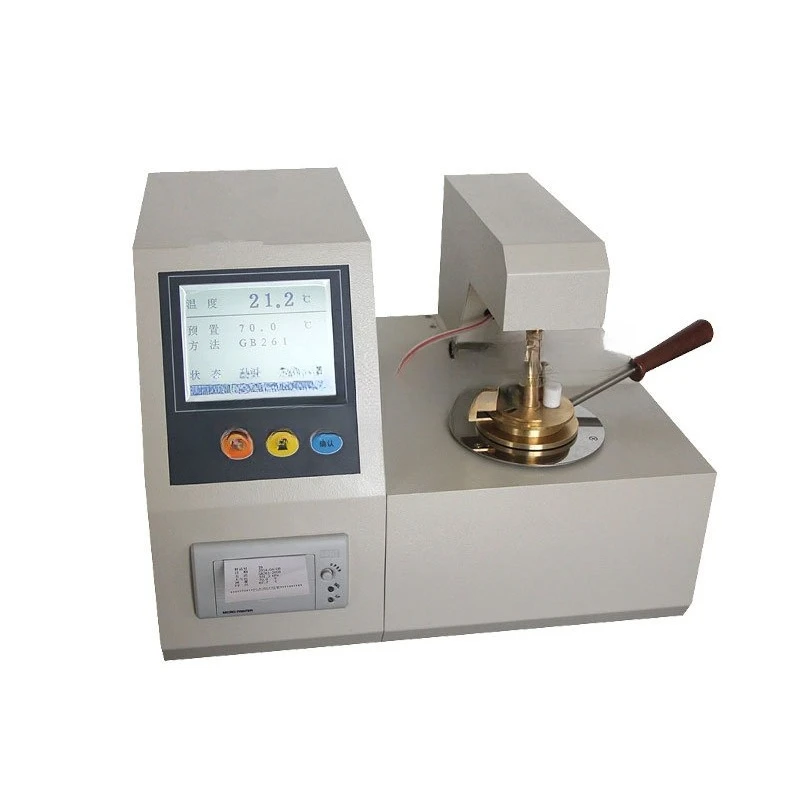 Point tester. Closed flash point automatic tester automatic