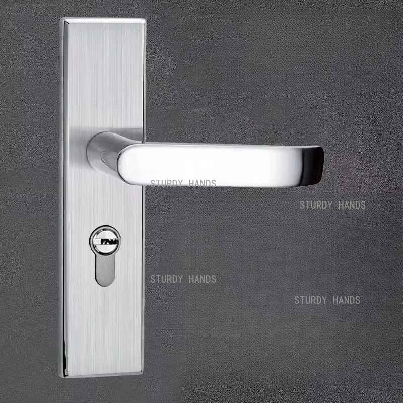 스테인리스 스틸 실내 도어락 침실 손잡이 범용 분리형 간단 도어락