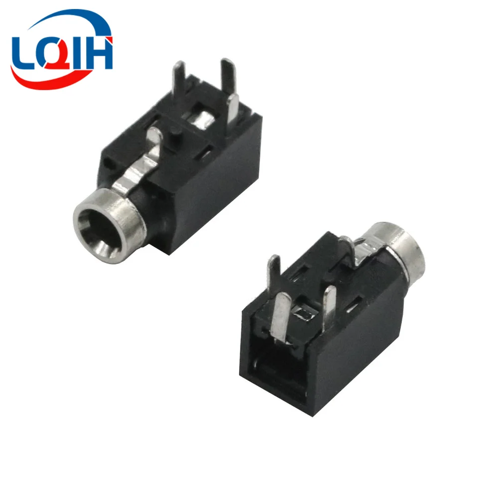 Connecteurs Audio femelles 2.5mm, 10 pièces, 4 broches Dip, prise de casque, Interface Audio PJ-210B, Jack Audio