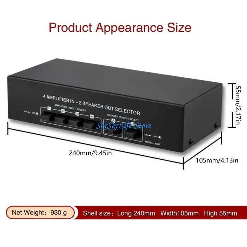 E65E مكبرات صوت 4 في 2 مكبرات صوت محول مكبرات الصوت مكبرات صوت محدد مكبر الصوت #6