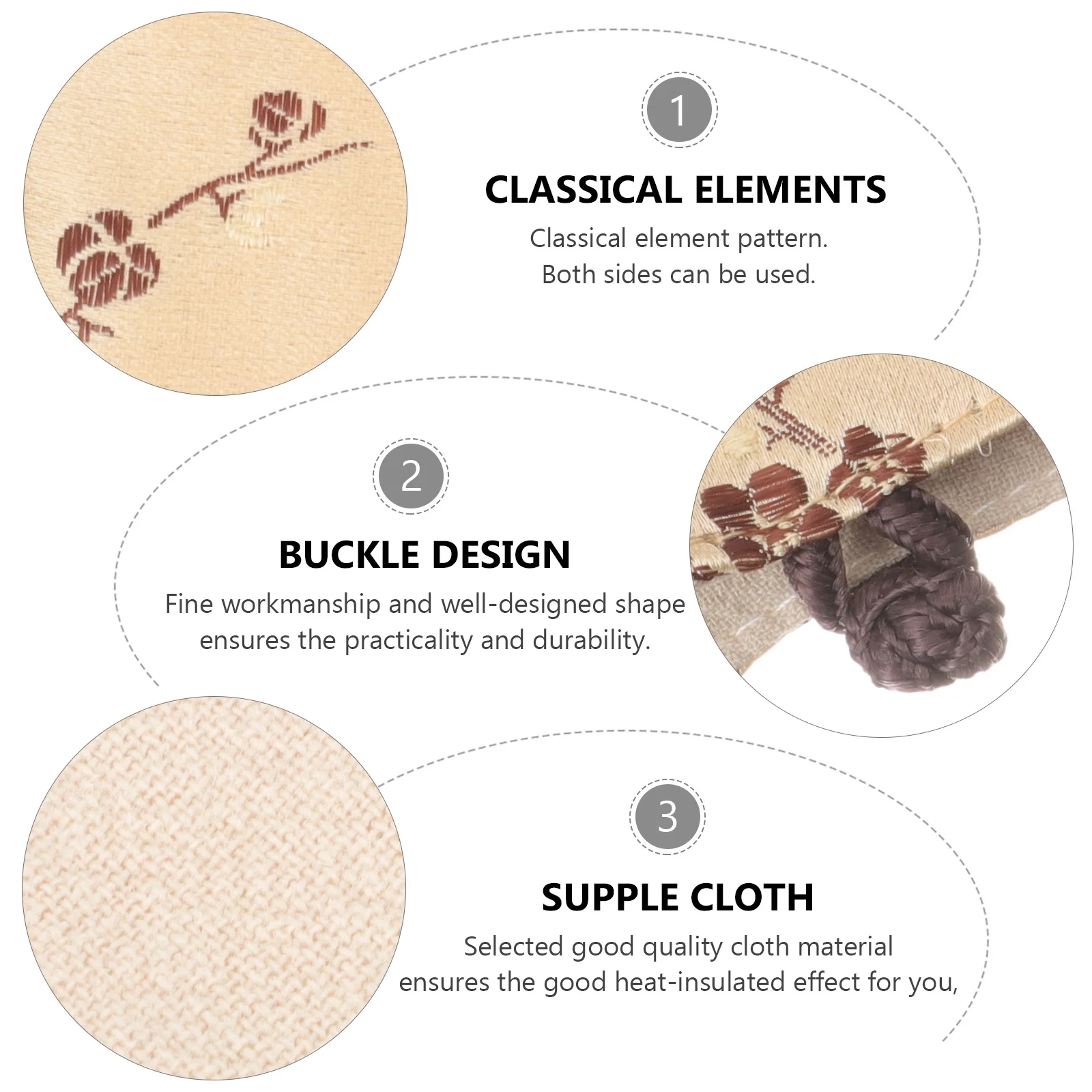 

Anti-Scalding Teapot Handle Cover Heat Insulated Sleeve Non-Slip Handle Protector for Kitchen Use Teapot Supply