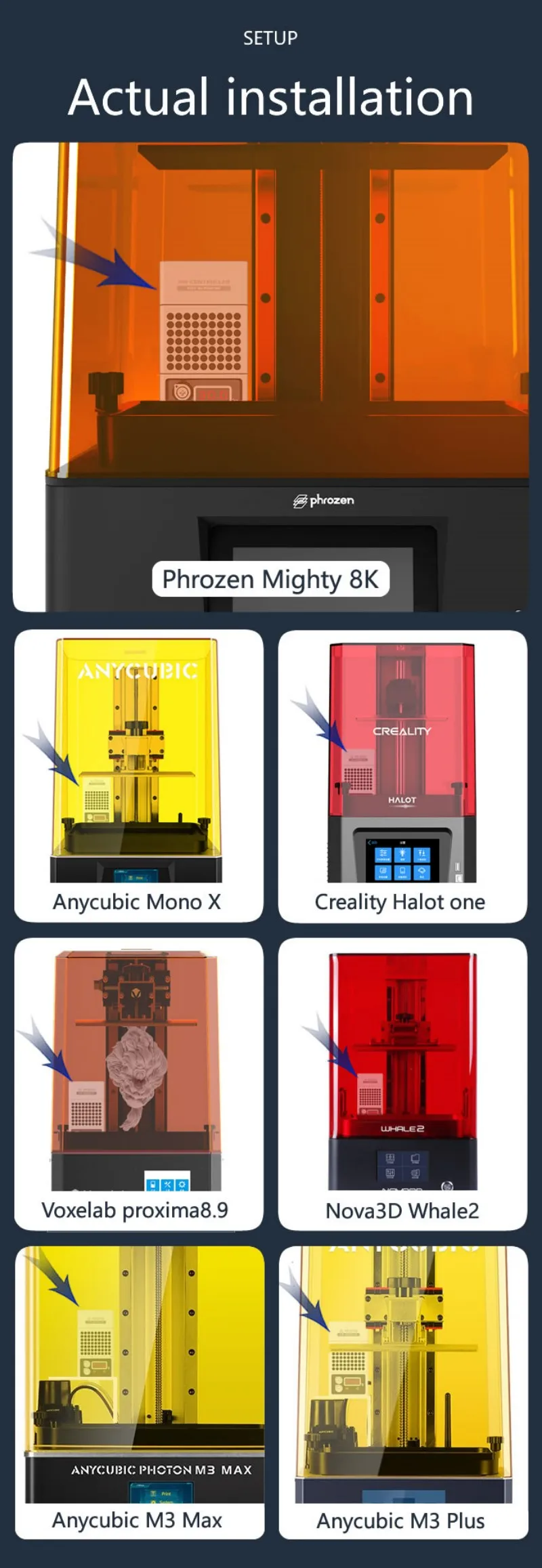 Resin LCD 3D Printer Heater Temperature Controller Heating Thermostat Temp Control for ELEGOO,ANYCUBIC,CREALITY LCD 3D Printer