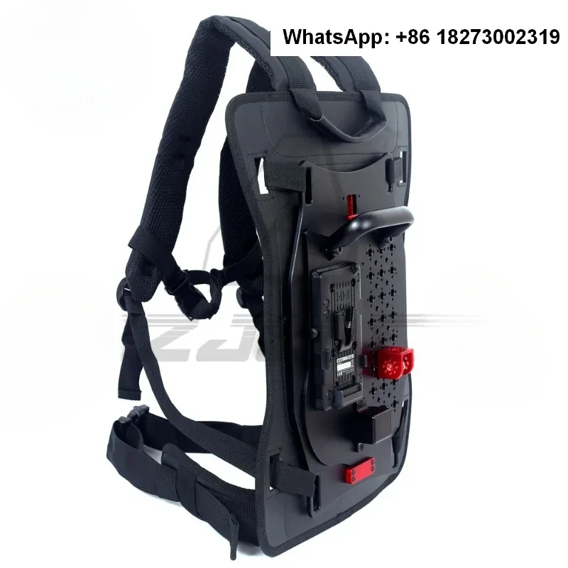 V-mount  B-mount Battery Backpack With Handle Fixing Plate XLR 3-Pin Output for  35, LF Camera Power cabale