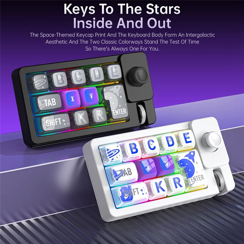 【التسريحات الأخيرة!】تعريف بلوتوث 2.4G سلكي قابل للبرمجة ماكرو قابل للبرمجة عصا تحكم لاسلكية ثلاثية الأوضاع لوحة مفاتيح ميكانيكية للألعاب