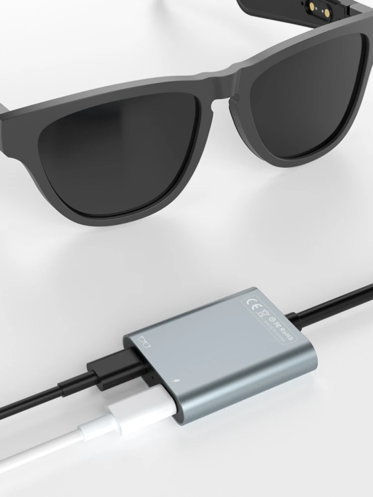 HUB USB-C 2 in 1 PD100W e trasferimento dati Docking station USB C Adattatore multiporta da 10 Gbps Dongle USB C per occhiali AR/PC portatile