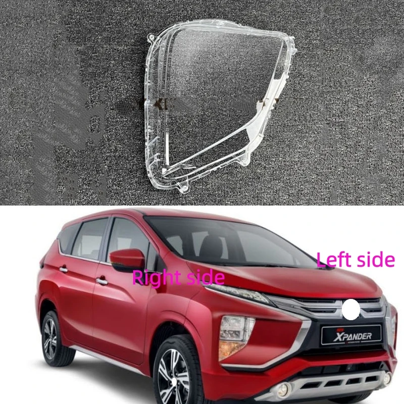

Для Mitsubishi Xpander 2018 2019 2020 2021, автомобильная фара, чехол для фары, сменный абажур, линза для фар, стекло