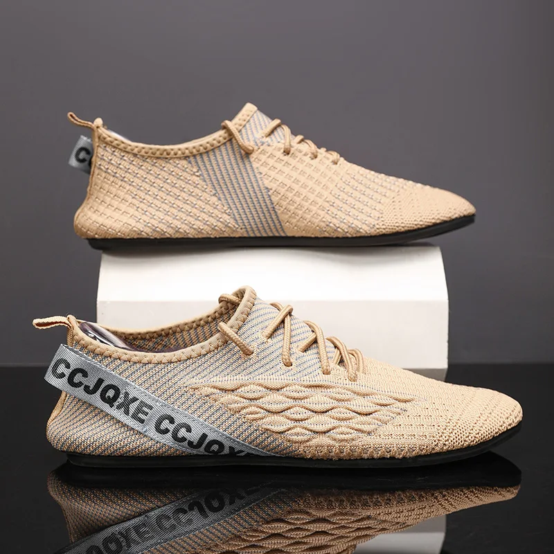 

YRZL Slip On Loafers for Men Breathable Summer Shoes Lightweight Comfortable Driving Moccasins Non Slip Casual Walking Shoes Men