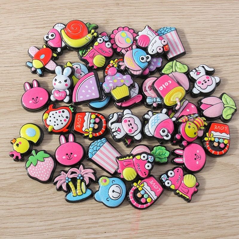 Tusember 15 Stück Niedliche Harz-Acryl-Sommerurlaub-Sonnen-Tier-Flug-Popcorn-Cola-Flachrückseite für DIY-Handyhüllen-Deko-Accessoires – Detail 2