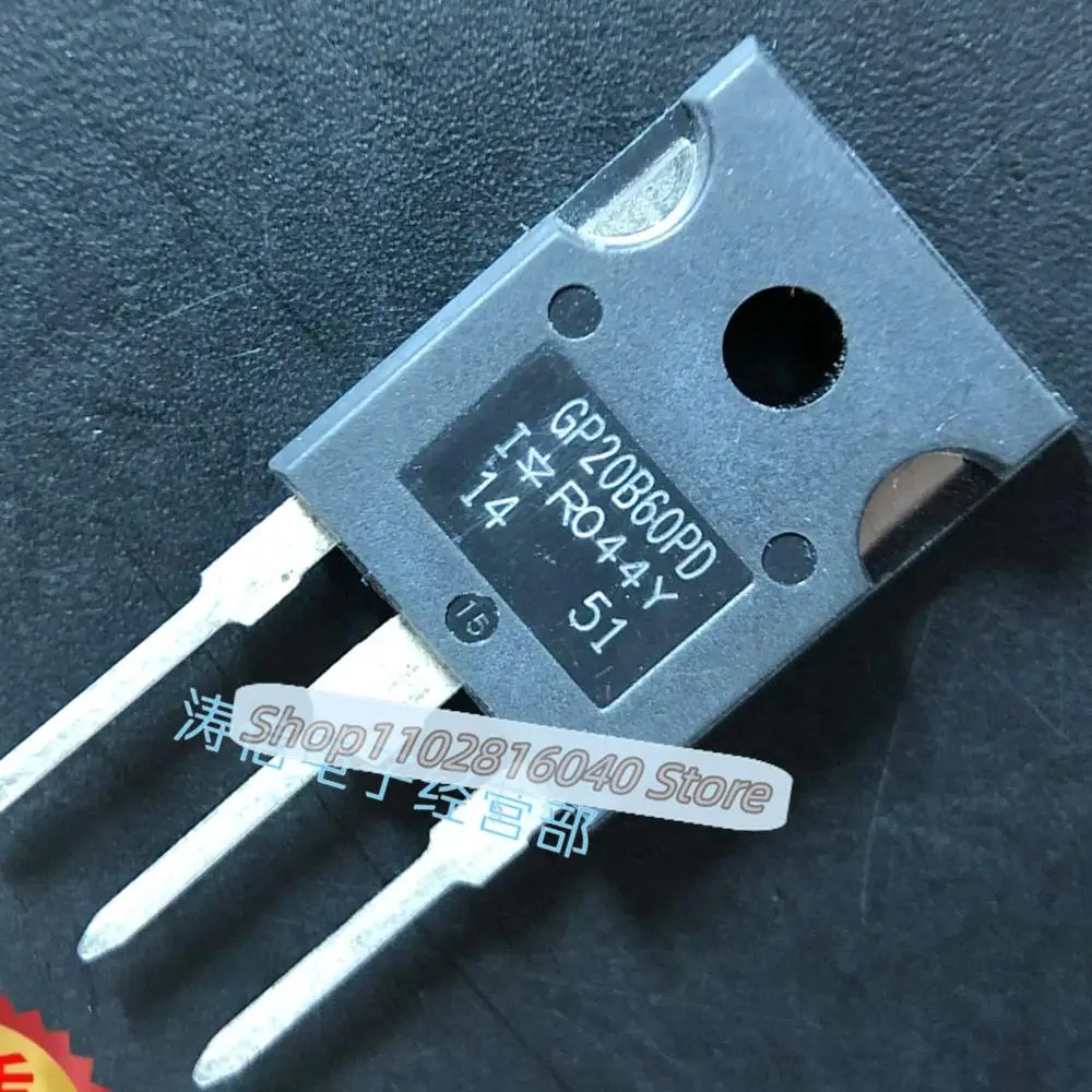 10PCS/Lot GP20B60PD GP20B60PD TO-247 22A/600V IGBT Best Quality Imported Original Spot