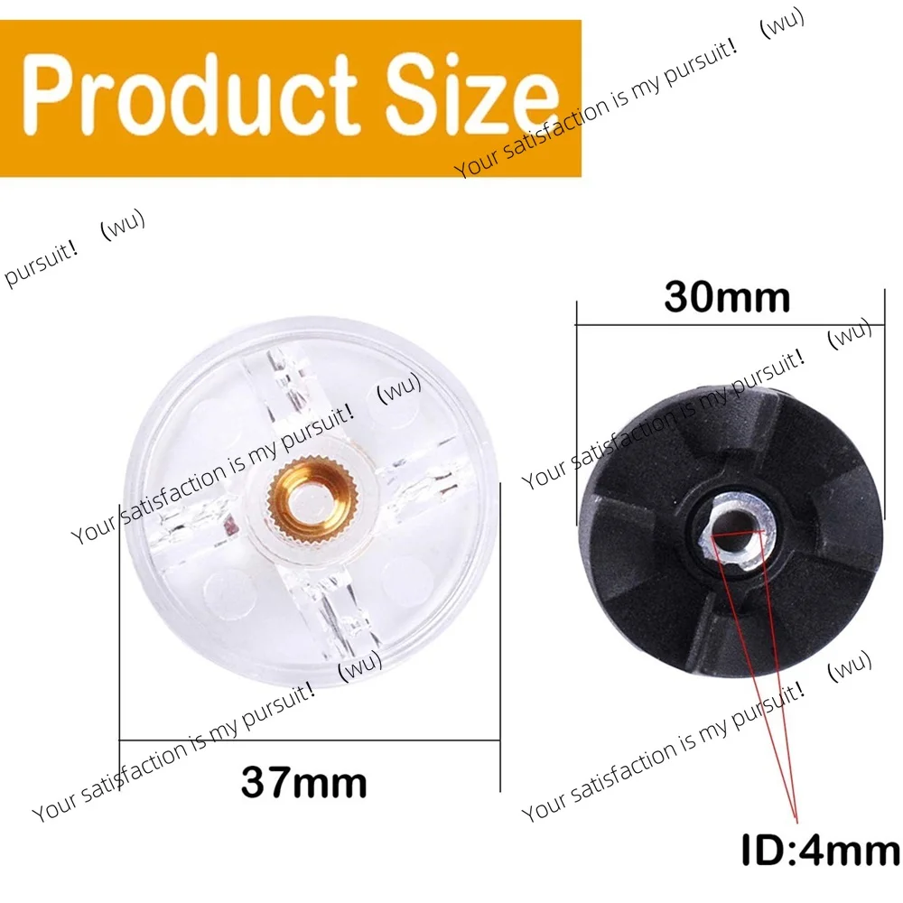 4-Piece mixer replacement, base gear and blade gear for Magic Bullet MB1001 250W