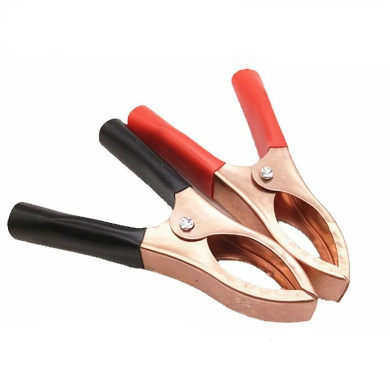 Alligator Clip Thickened Power Clip Power Connector Electrical Test Clip Red And Black Lead Clip Portable Spring Clip A5