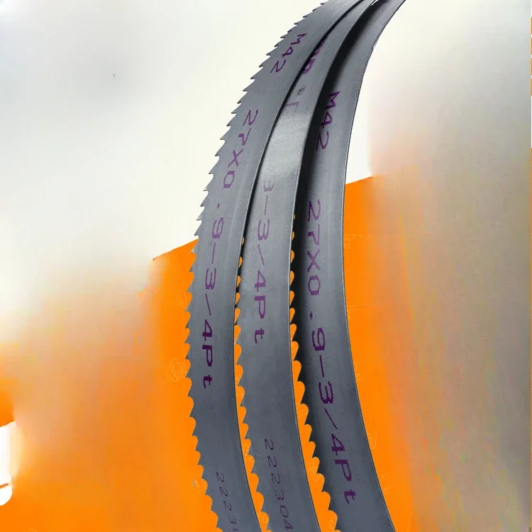 Applicable to HRC68-69 hardness chromium backing various steel sawing bimetal band saw blade