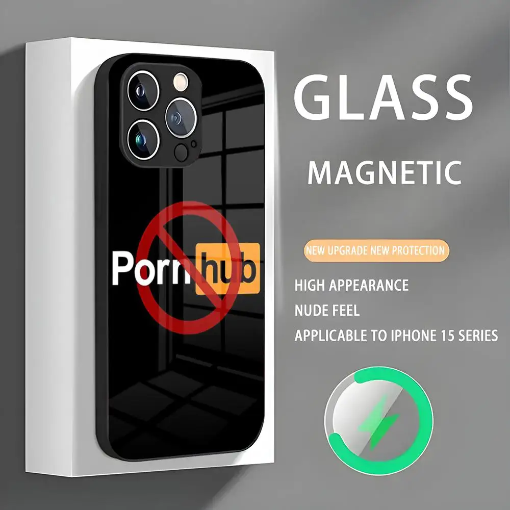 P-Porn-hubs-Tumble-P-Pornhubs Phone Case IPhone 16 15 14 13 12 11 X XR XS XSMAX 8 Plus Mini Pro Max Glass Magnetic Phone Case