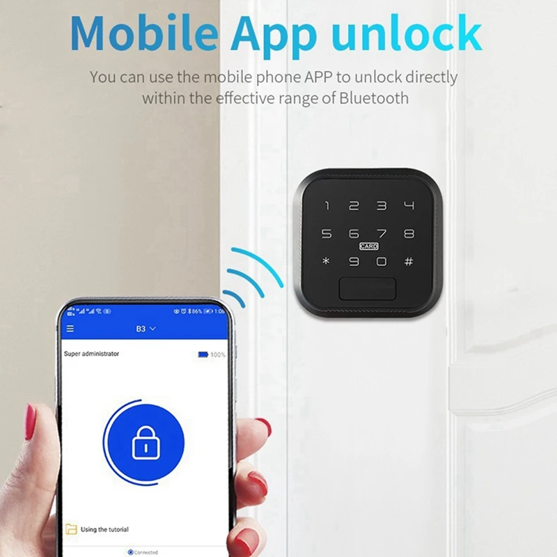 Tuya ล็อคประตูอัจฉริยะพร้อม WIFI, Ttlock BLE, การเข้าถึงลายนิ้วมือ, รหัสผ่าน, การ์ด IC เพื่อการปลดล็อคอิเล็กทรอนิกส์ที่ปลอดภัย