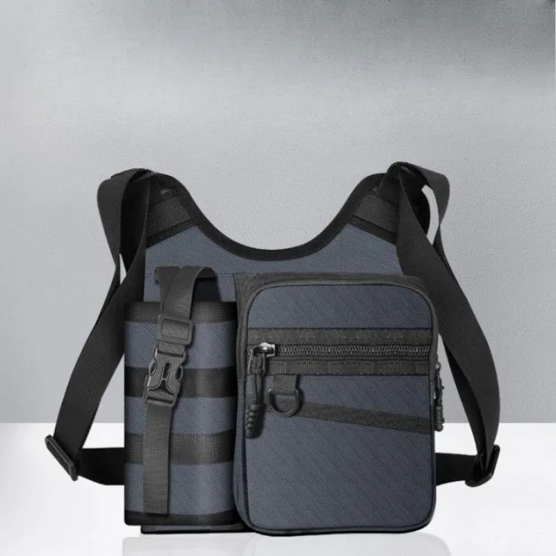 

Уличная нагрудная сумка для мужчин и женщин, тактический жилет для бега, езды на велосипеде, нагрудная установка EDC для спорта и тренировок