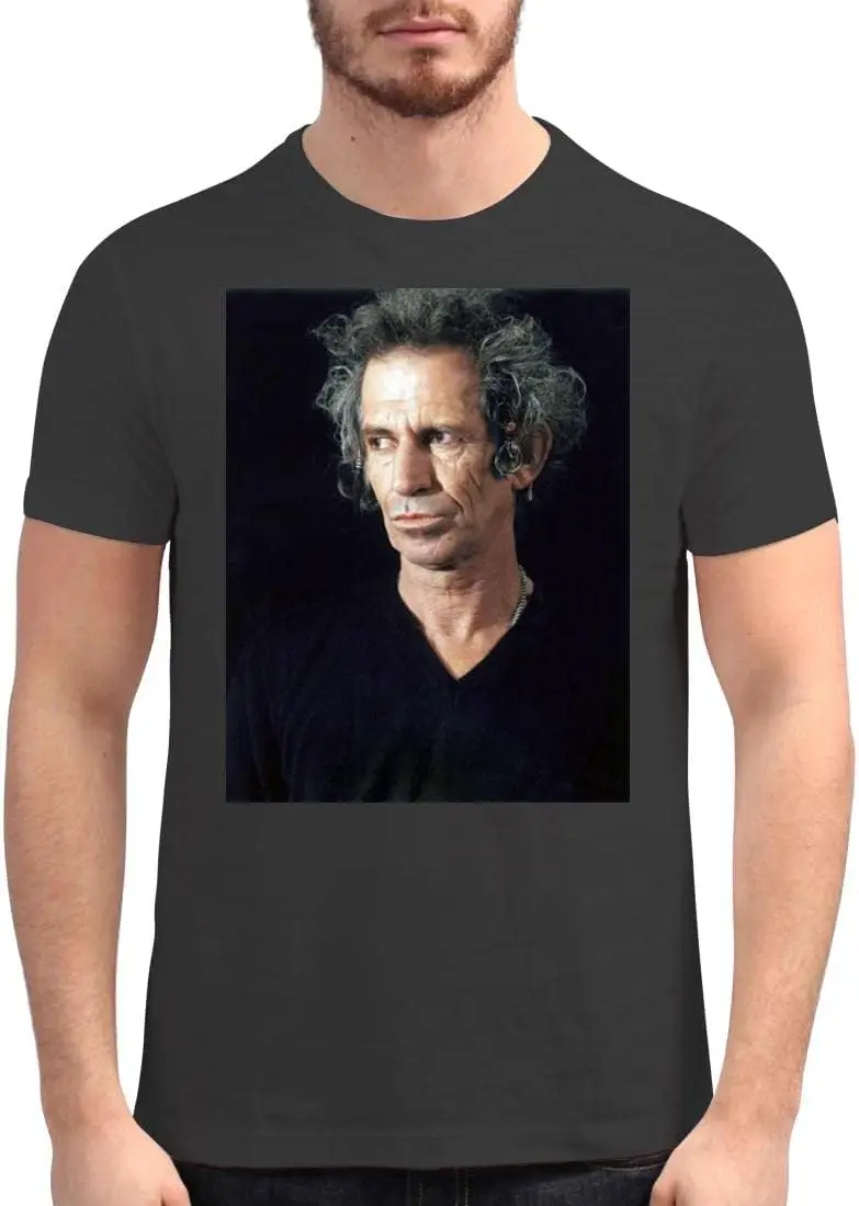 Keith Richards - Men's Soft Graphic T-Shirt PDI #PIDP186899