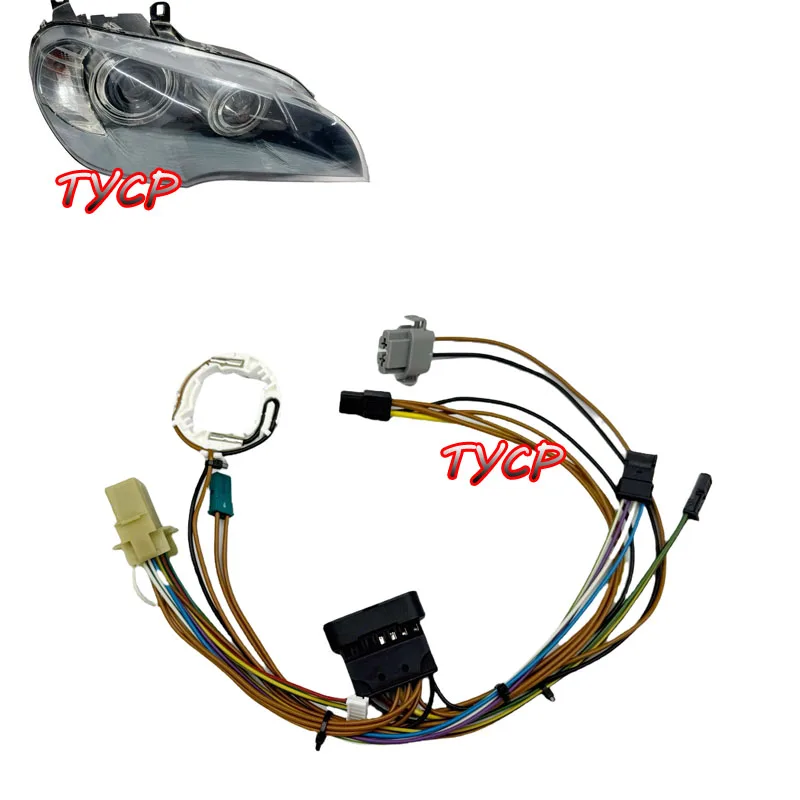 

FOR BMW X5 E70 07-10 headlight wiring harness X5 headlight internal wire harness plug wiring harness assembly with AFS