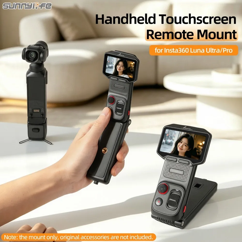 For Insta360 Luna Ultra Handheld Shooting Stand for Insta360 Luna Ultra Handheld Expansion Stand with Separate Remote Screen
