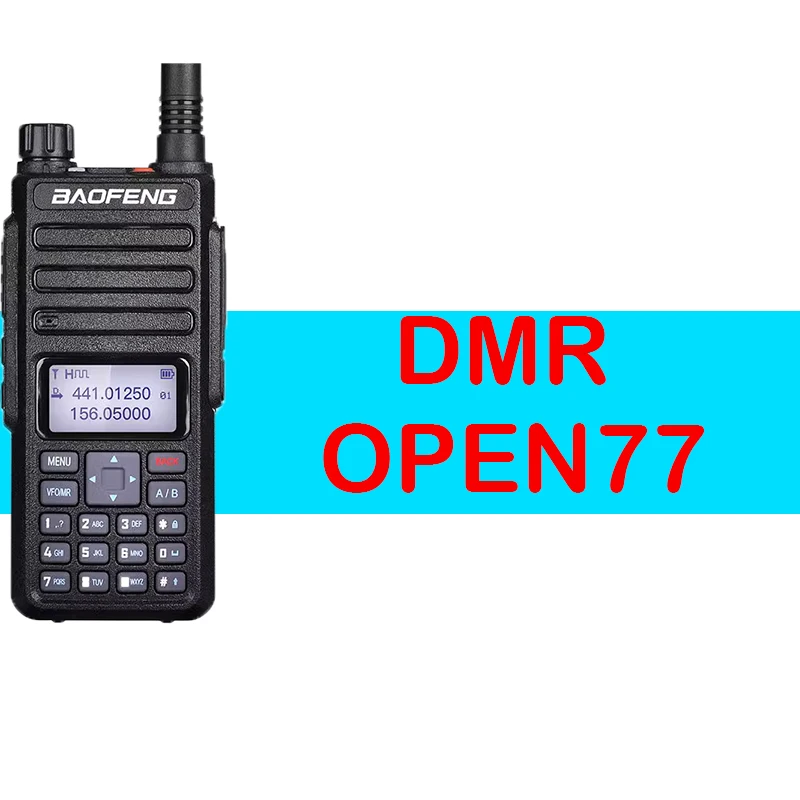 

Baofeng New DR-1801UV Long Range Dual Band DMR Digital/Analog Walkie Talkie Tier I Tier II Dual Time Slot Upgrade Ham Radios