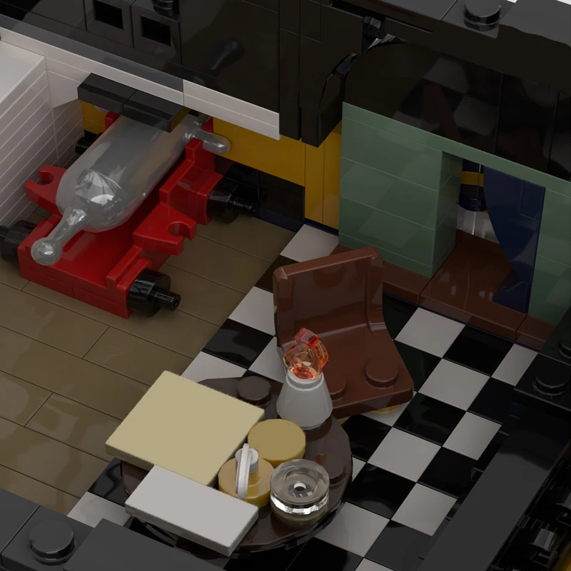 6028 pièces Briques de construction HMS Romulus MOC, Blocs modulaires personnalisables, Conception créative, Jouet éducatif DIY pour garçons, Cadeau d'anniversaire