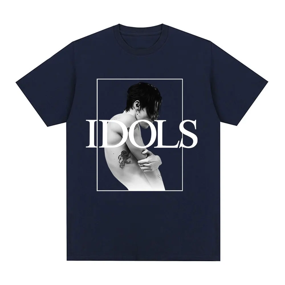 Yungblud IDOLS 2025 ألبوم جولة تي شيرت الرجال النساء الملابس موضة القوطية قصيرة الأكمام تي شيرت عادية القطن الصيف تي شيرت #3
