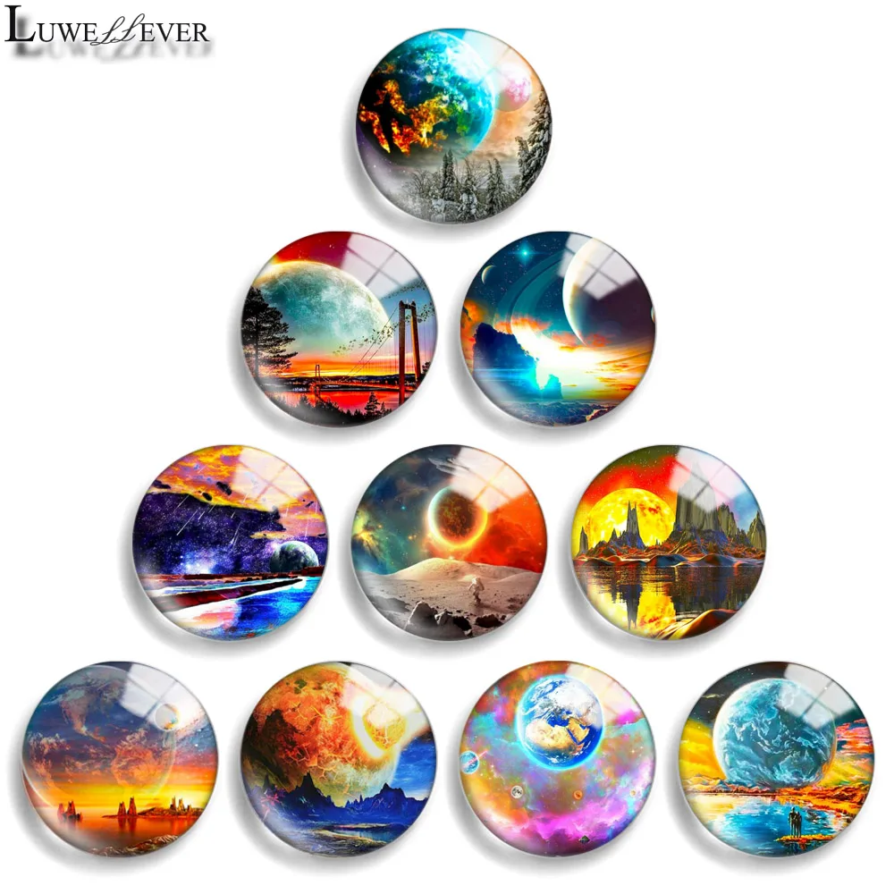 12mm 14mm 20mm 25mm 30mm 40mm 765 Planet Earth Mix Round Glass Cabochon Jewelry Finding 18mm Snap Button Charm Bracelet arch enemy earth lp