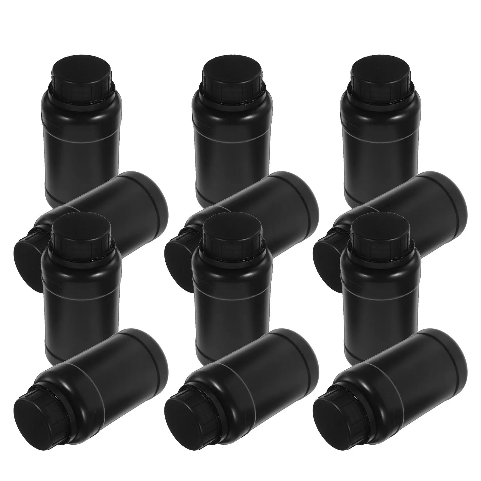 

12 Pcs Laboratory Bottling Plastic Bottle Pack Chemical Reagent Sample Bottles Container