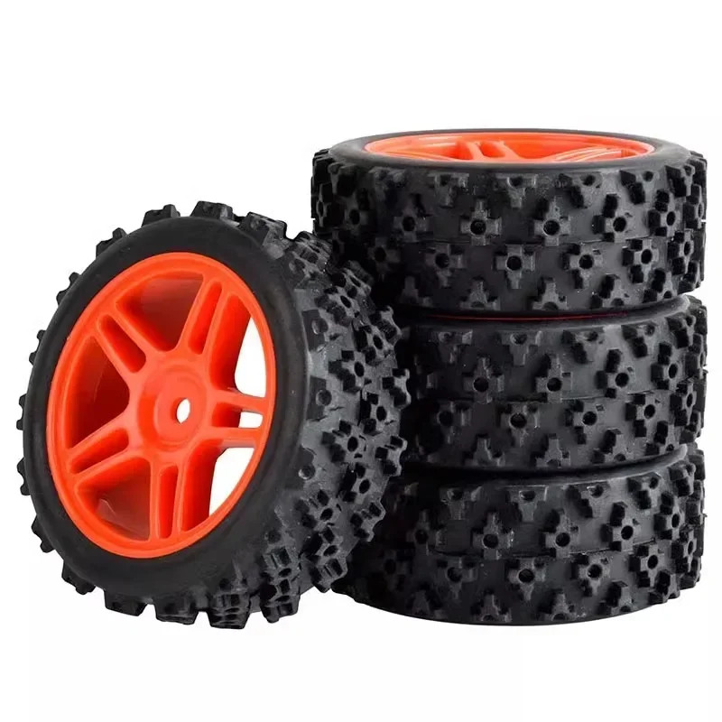 Wheel Rim Rubber Tires Tyres for Wltoys for HSP 1:10 1:12 1:14 1:16 RC Car Parts Model Accessories RC Car Wheel Rim and Tires