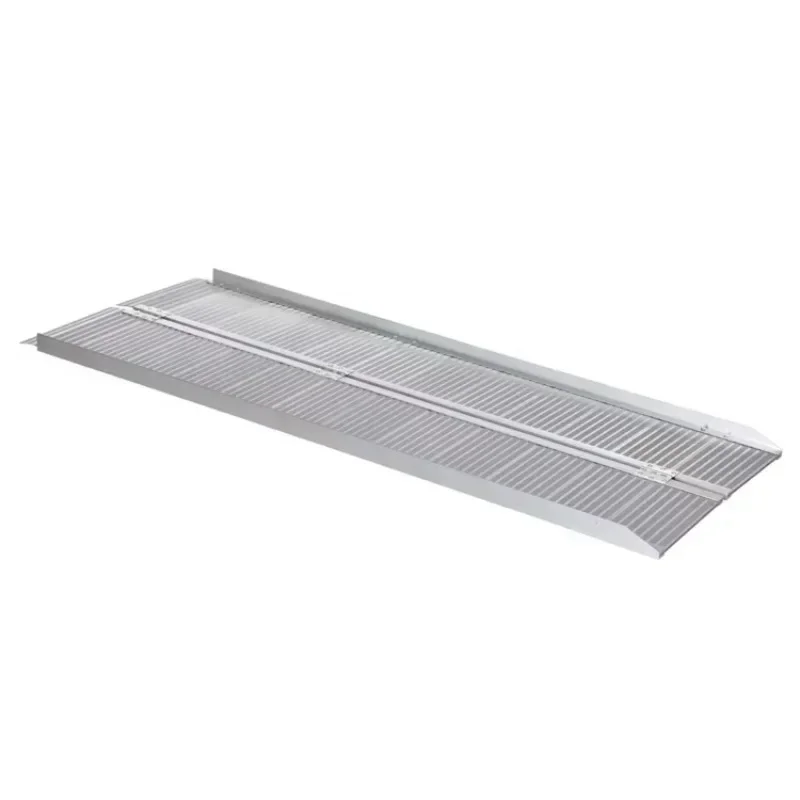 Hot SalesAluminum Folding Wheelchair Ramp, Portable Threshold Ramp 6', For Scooter Steps Home Stairs, 72