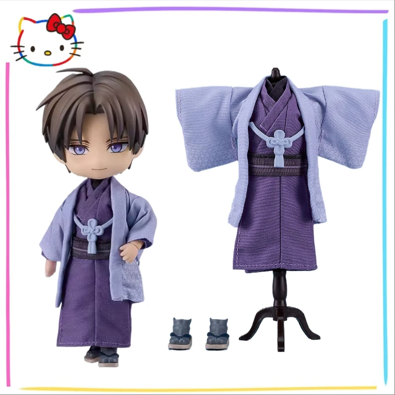 

In Stock Original Orange Rouge Nendoron Clothing Set Touken Ranbu ONLINE Heshikiri Hasebe Animation Movable Cartoon Figures